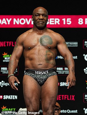 Tyson previously weighed 228.4 pounds and looked in good shape