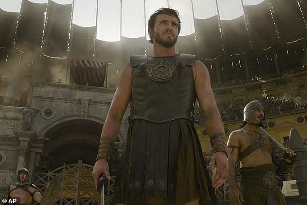 Gladiator II sees Paul starring as Lucius Verus, the former heir to the Roman Empire who is forced into slavery and ultimately forced to fight in the Colosseum in an attempt to restore glory