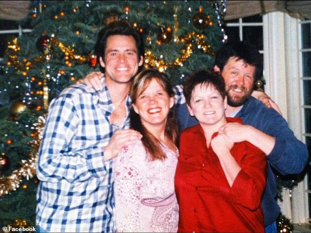 Rita is pictured with Jim and her siblings John and Patricia