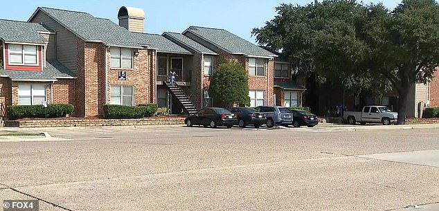 Witnesses said they saw a black man pull up next to Burkett's car as it was parked in front of her work at the Greentree Apartments leasing office (pictured) and shoot her through her window before stabbing her 44 times.