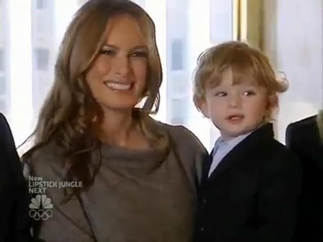 1731702901 256 Adorable clip of Barron Trump as a toddler on Donalds