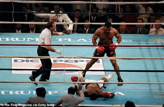 Tyson knocked out Michael Spinks in 91 seconds, showcasing the 58-year-old's power