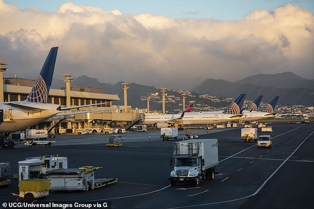 According to aviation news outlet Simple Flying, the plane taxied for 14 minutes and flew toward the mountain range. The runway at the airport can be seen here