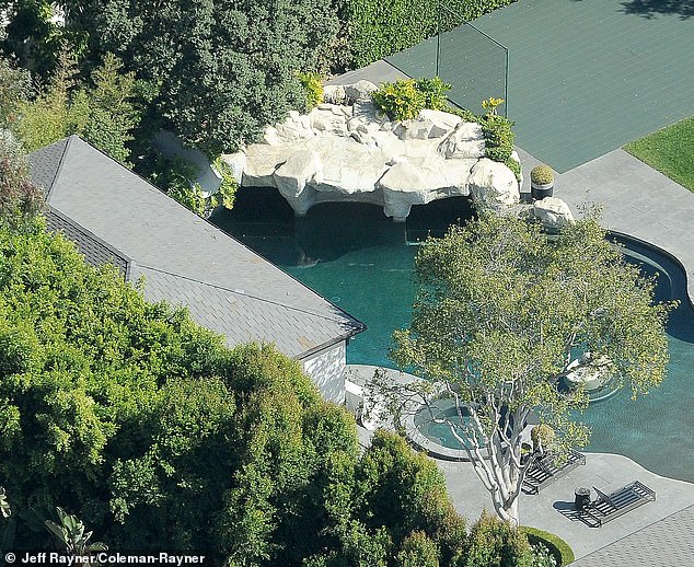 The mansion's underwater cave, which was a feature of Diddy's parties