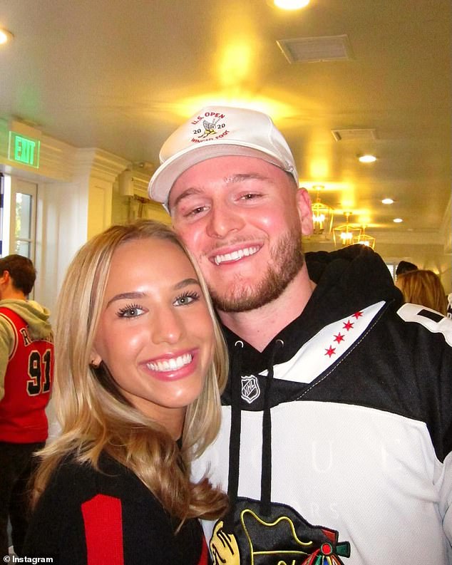 Barnes, a marketing student at the University of Oklahoma, has been dating the QB since 2023