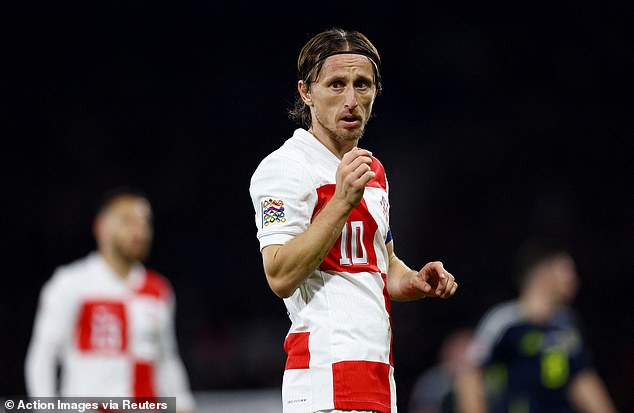 Luke Modric was his usual classy self in the 1-0 defeat to 10-man Croatia in Glasgow