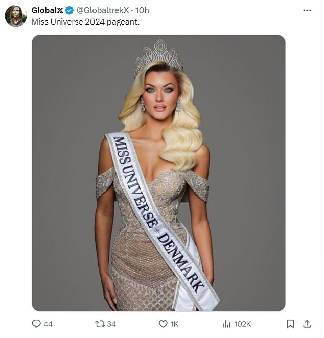 Shifting values ​​appeared to influence the reaction to the Dane's victory on Saturday night, with many joking that they were surprised to see a non-transgender woman take the crown.