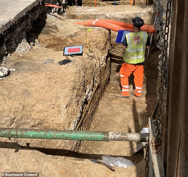 Archaeologists have excavated a 5.8 meter wide and 1.4 meter high section of the 2,000-year-old road