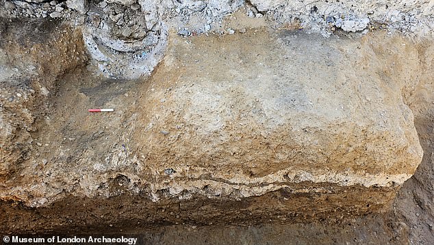 Archaeologists say there was once an additional layer on top that was around the level of the modern street, but this has long since been worn away and lost.