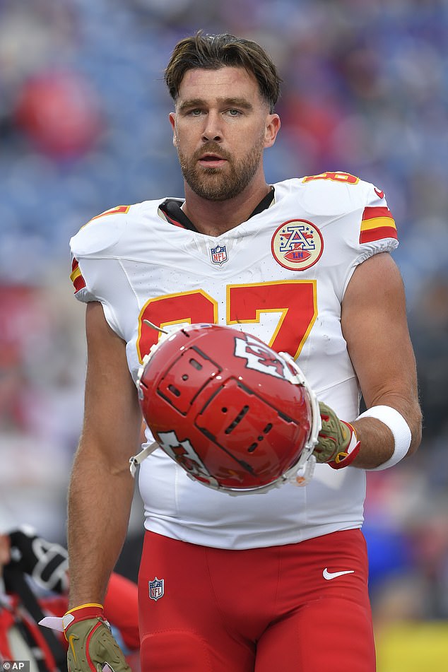 Travis Kelce had a slow game at Orchard Park on Sunday: just two catches on four tagerts