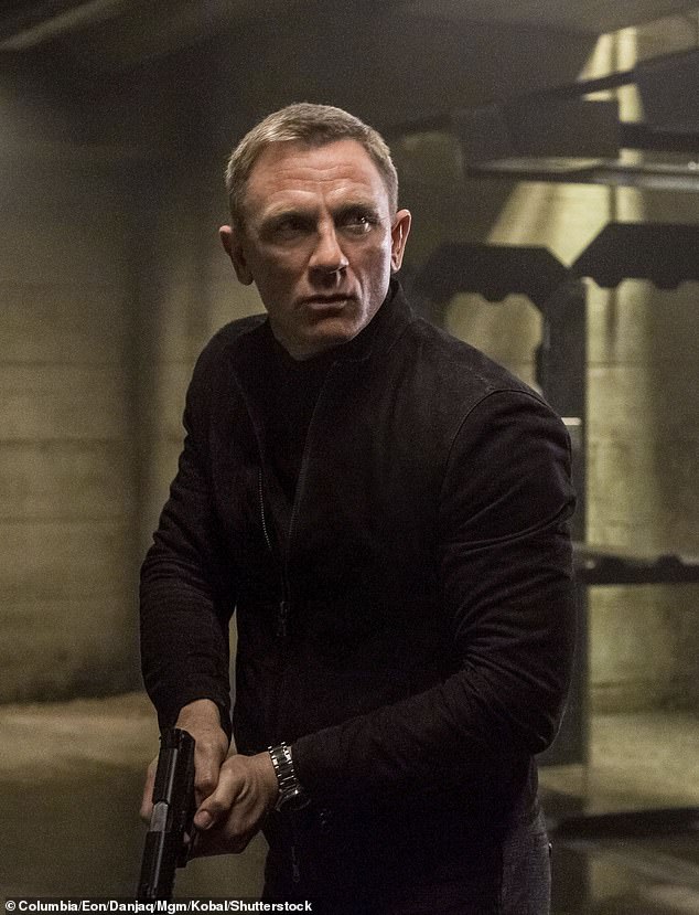 The actor, 56, who played 007 in five films from 2006 to 2021, joined the ongoing debate as he presented an award on stage at the Dolby Theater in Los Angeles (pictured in 2015's Spectre).