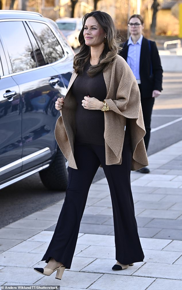 Sofia appeared for the occasion without her husband, Prince Carl Phillip, 45. The couple announced they were expecting their fourth child in September 2024