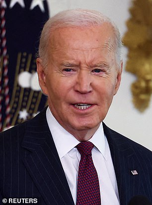 President Joe Biden speaks at an event on the day he met Trump at the White House on November 13, 2024