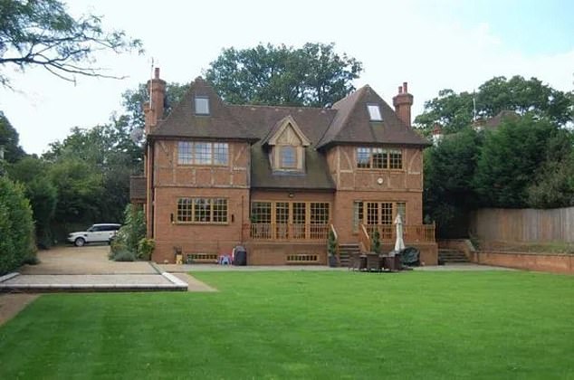 The couple tied the knot in 2011 and live in a house in Hertfordshire (pictured above)