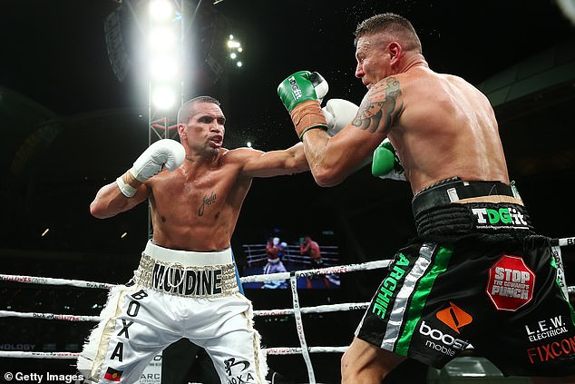 Even Mundine's old boxing foe Danny Green (pictured fighting Mundine) sided with the former NRL in the case