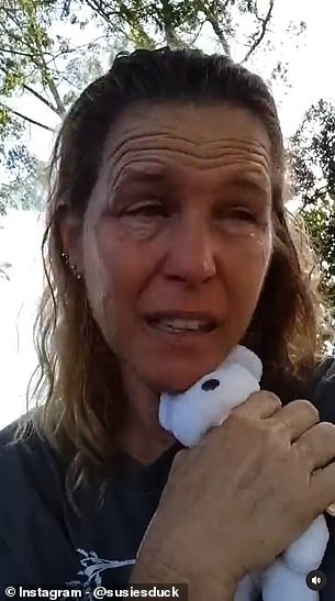 She posted a tearful video online after more than 70 of her birds, including eight ducklings, had to be slaughtered