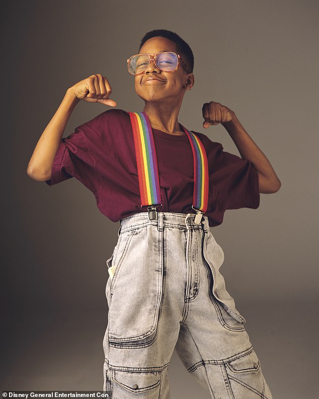 He rose to fame playing Steve Urkel on the hit 1990s sitcom Family Matters; depicted in Family Matters portrait from 1990