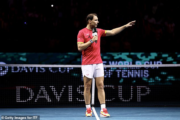 Nadal said goodbye to the fans after his brilliant time in the match came to an end