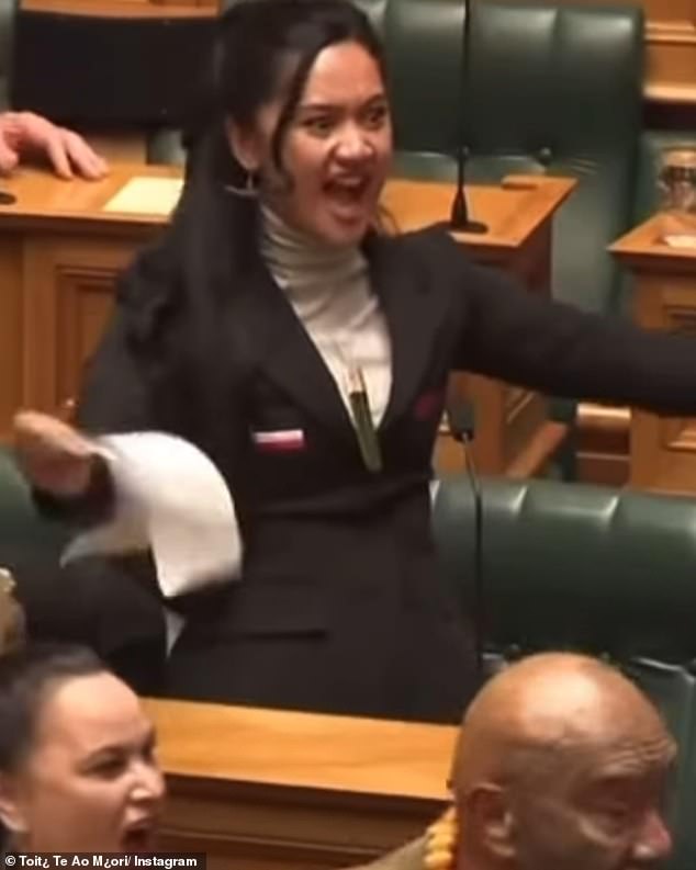 Hauraki Waikato MP Hana-Rawhiti Maipi-Clarke led a Haka last week while the New Zealand Parliament was in session