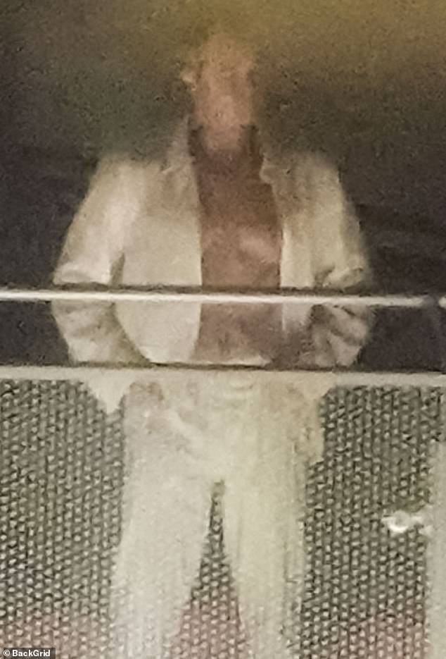 Pitt – who portrays the character of Sonny Hayes in the project – wore a white suit, but opted not to wear a shirt underneath for the scene