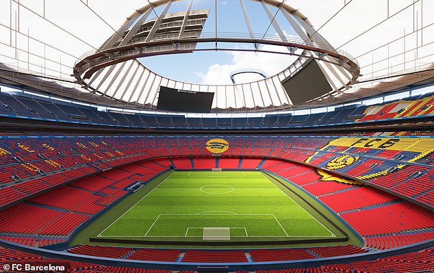 The future Camp Nou will include a viewing platform to attract football fans and tourists