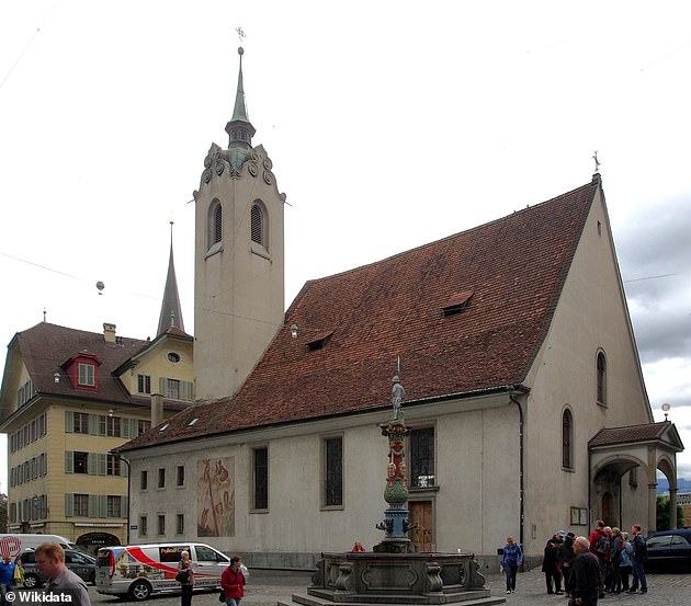 St. Peter's Chapel (pictured) says the experiment aims to spark a conversation about the role of AI in religion