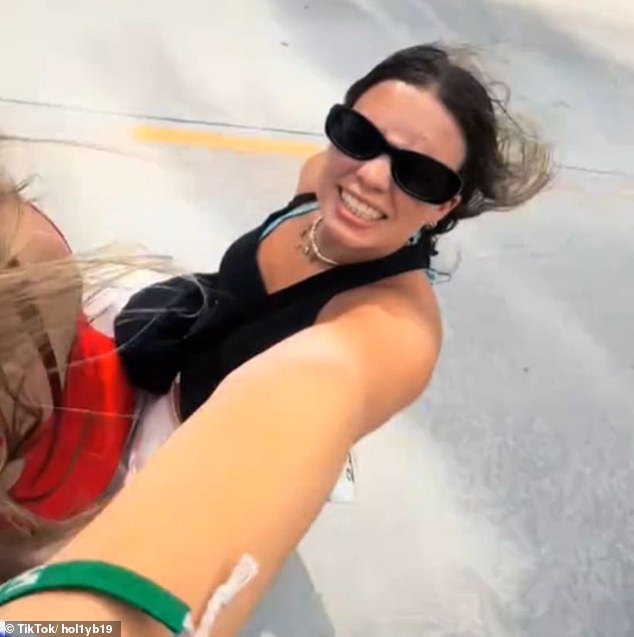 The video Bowles posted showed the couple riding mopeds and having a great time