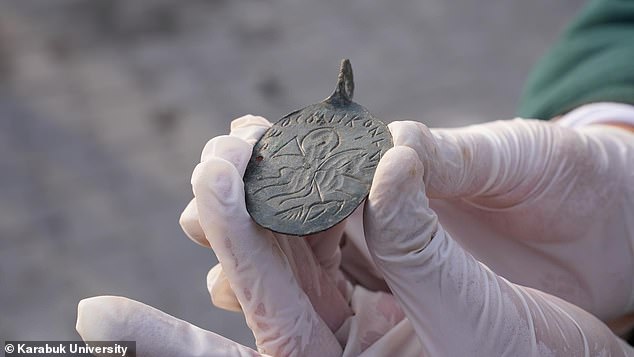 The pendant was probably worn by a soldier as a symbol of protection