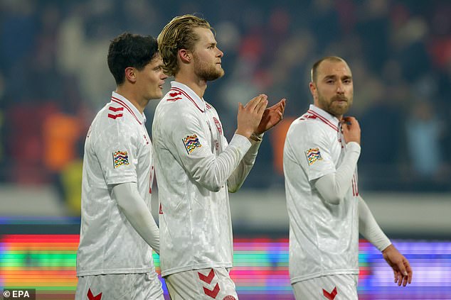 Denmark ended the 2024 international year with a 0-0 draw in the Nations League against Serbia