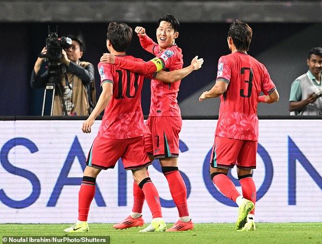 The Spurs captain passed the fifty-goal mark for South Korea during the international match