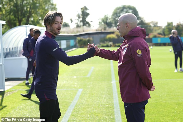 Jack Grealish gave England interim boss Lee Carsley a loving but cryptic farewell on social media