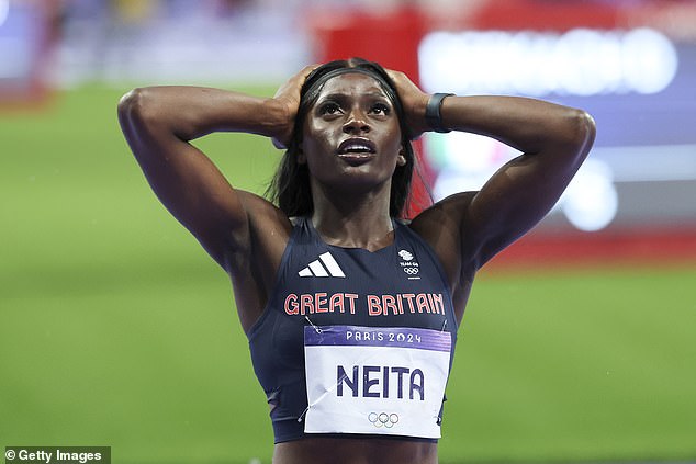 The sprinter admits it was 'bittersweet' to finish fourth in the 100m final at the Paris Olympics