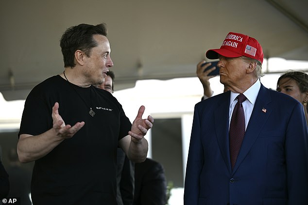 Trump, 78, listened intently Tuesday as Musk explained how his rockets worked before watching the largest of his fleet take off on the horizon. It may seem like Trump has thrust Musk into the spotlight, but body language expert Judi James said the interaction is 