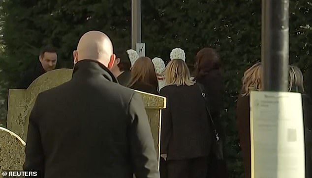 Both Nicola and Kimberley were seen arriving at the service to support their bandmate Cheryl, and they hugged each other lovingly as they entered the church.