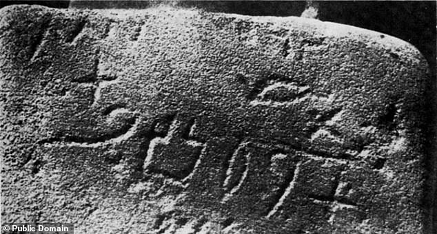 In 2006, Egyptologist Orly Goldwasser argued that symbols (pictured) on artifacts excavated from a temple in Sinai in 1905 are prototypes of the letters we use to write today.