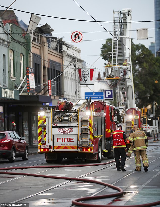 The LUX firebombing was one of three suspected attacks in Melbourne overnight