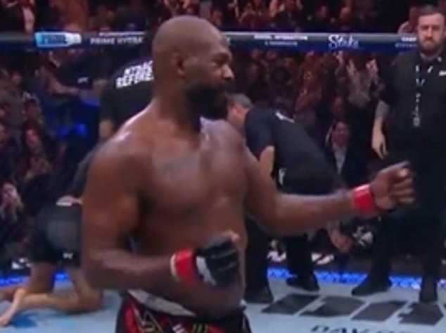 Jon Jones performed Trump's iconic dance moves for the president-elect at UFC 309