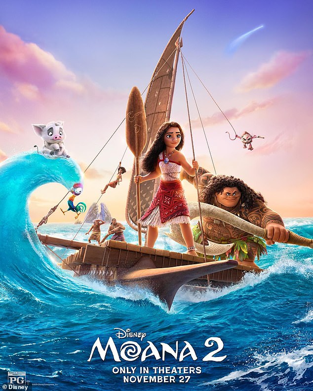 The pair will reprise their roles in the animated sequel Moana 2, due out on November 27