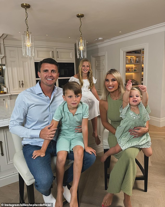 Billie and husband Greg, 39, who share three children, Nelly, 10, Arthur, seven, and Margot, 21 months, have grown up on reality TV since they were born