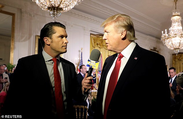 Hegseth is a 44-year-old former co-host of Fox & Friends Weekends