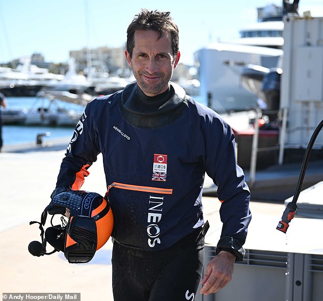 It means that Sir Ben Ainslie and his team from Great Britain get a home race