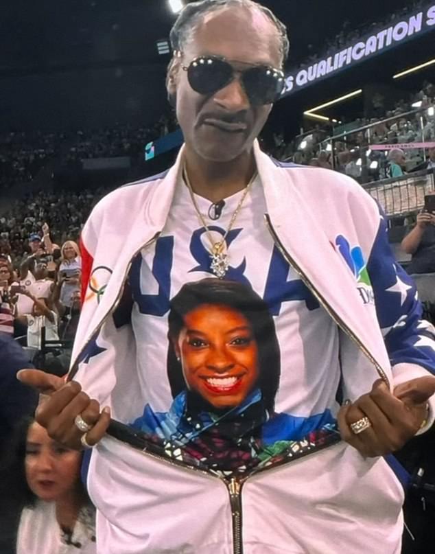 Biles and Snoop had a few viral moments at this summer's Olympics in Paris