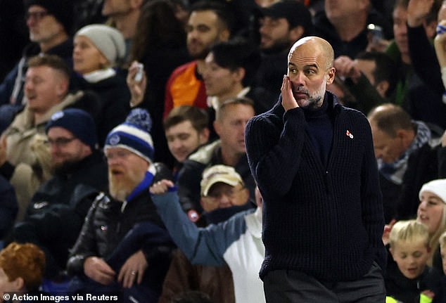 Guardiola suggested Man City's four consecutive defeats convinced him to stay