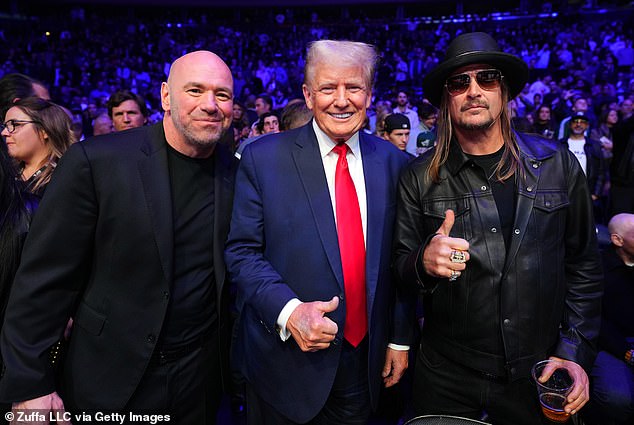 Trump, 78, has been a staunch supporter of White's UFC over the years