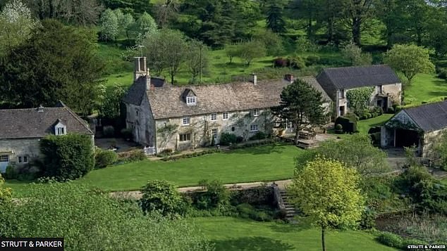 Lily Allen's country house in the Cotswolds which she had to sell to pay a tax bill