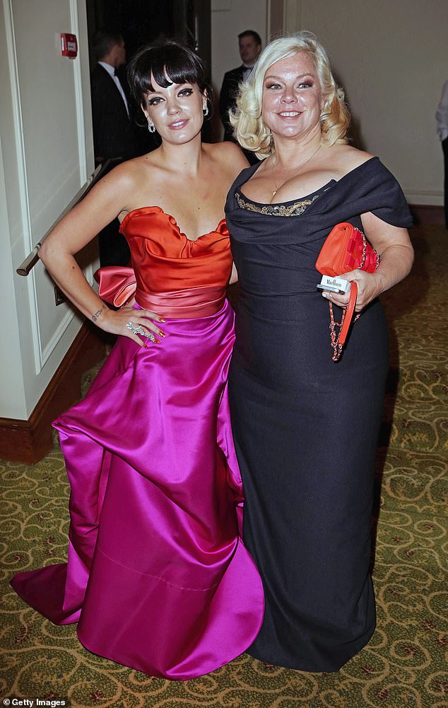 Lily Allen and her mother Alison Owen (right), a film producer who made the recent Amy Winehouse biopic Back To Black