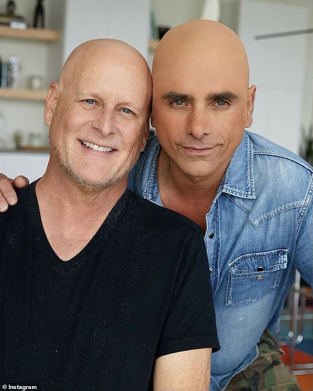 The Emmy-nominated actor spoke to TMZ on Thursday after he was criticized for wearing a bald cap in images posted to social media opposite Coulier.