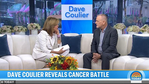 Coulier discussed his diagnosis with Hoda Kotb on the Today Show on November 13