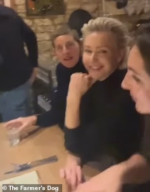 Ellen and Portia were spotted in The Cotswolds, a part of South West England about 100 miles from London