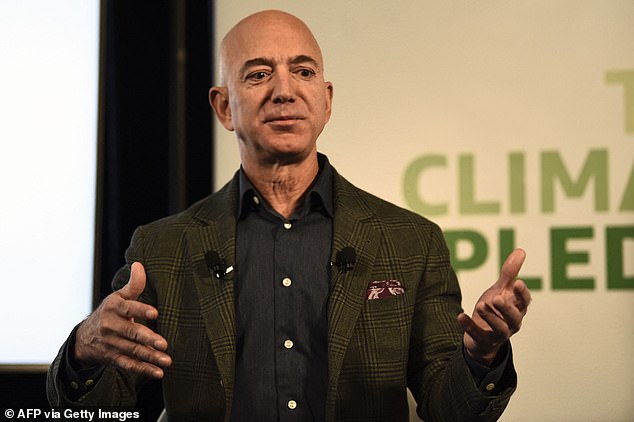 The traditionally left-wing publication, owned by Amazon founder Jeff Bezos (pictured), was devastated by its decision not to endorse Vice President Kamala Harris just weeks before the election.